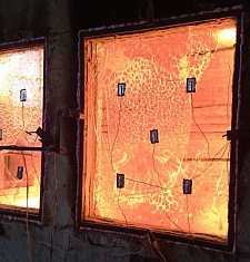 Испытания  огневзрывостойкого стекла E-60/IW-45