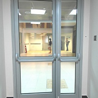 Противопожарная стеклянная дверь, Бизнес-Центр